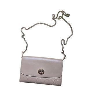 Coach Chain Crossbody in Signature Leather
